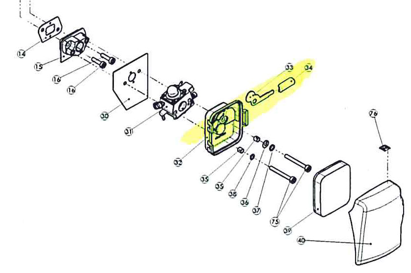 Solo Model 111 Small Engine Repair Parts